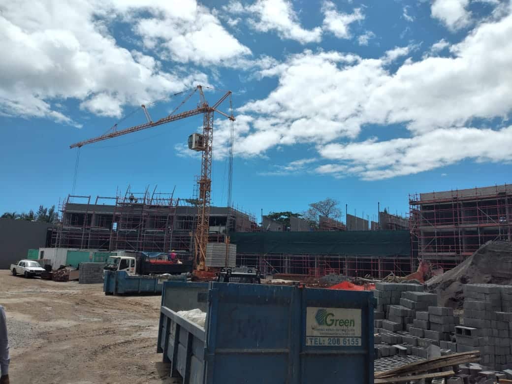 You are currently viewing LUX GRAND BAIE (MAURITIUS) : LE CHANTIER AVANCE